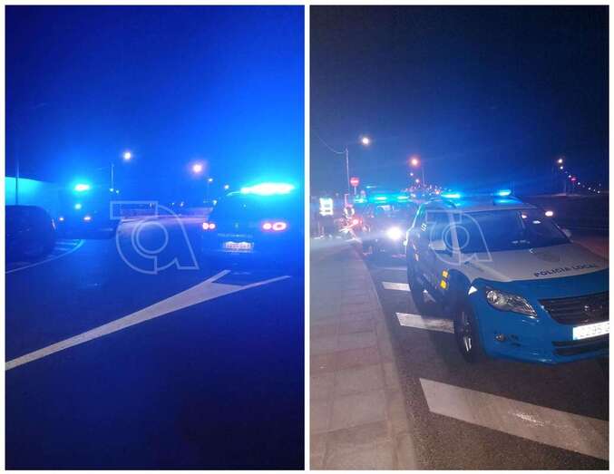 Imágenes del accidente de anoche/TA.